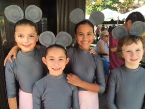 Jr. Company mice after their first performance of the season.