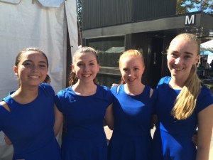 Jazz/Contemporary Soloists Flora, Molly, Savanna, and Helen.