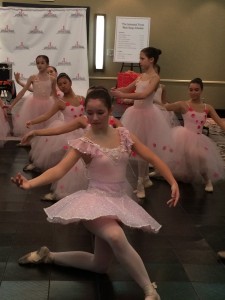 The Sugar Plum Fairy in Waltz of the Flowers.