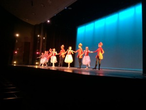 The ballet division performing "Radetsky March."